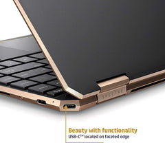 HP Spectre X360 13 Gem Cut I7-1065g7-1.30ghz, 16gb, 512gb SSD, 13.3" IPS FHD Touch, Camera, BT, Windows 10 Home, Intel Iris plus Graphics, English Keyboard, Nightfall Black | 6XL31AV - 1Q881AV