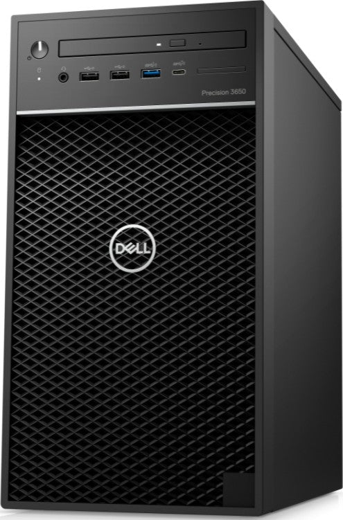 Dell Precision T3650 Tower Workstation, Intel Core i7-11700K, 16GB RAM, 256GB SSD + 1TB 3.5" HDD, NVIDIA Quadro P2000 5GB, Wired ARB KB & Optical Mouse, Win 10, Black | PCS-T3650-DT-ARB2