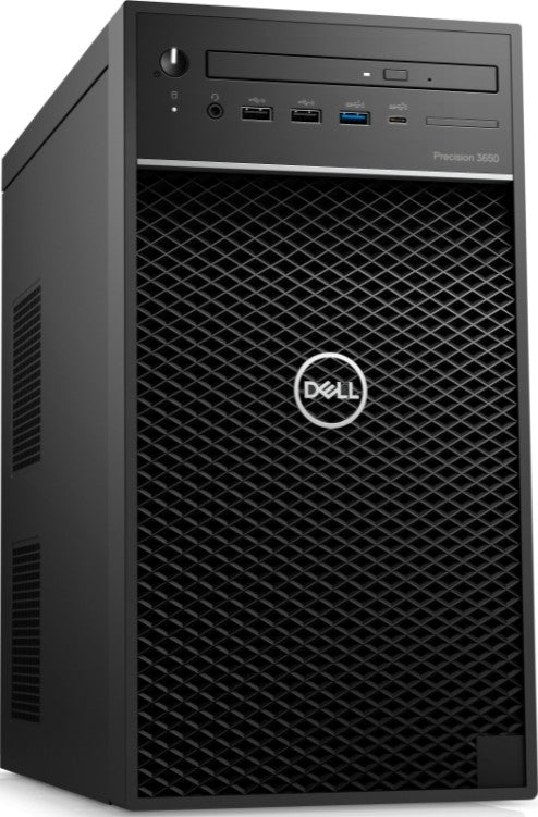 Dell Precision T3650 Tower Workstation, Intel Core i7-11700K, 16GB RAM, 256GB SSD + 1TB 3.5" HDD, NVIDIA Quadro P2000 5GB, Wired ARB KB & Optical Mouse, Win 10, Black | PCS-T3650-DT-ARB2