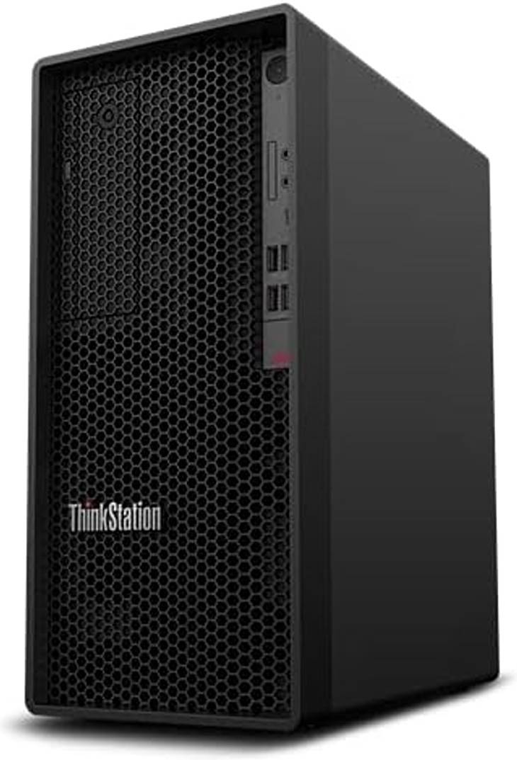 Lenovo ThinkStation P360 Tower Workstation PC, Intel® Core i7-12700, 8GB DDR5, 1 TB SSD, Intel UHD Graphics 770, ENG/ARB K/B, Windows 11, Black | 30FMS09J00