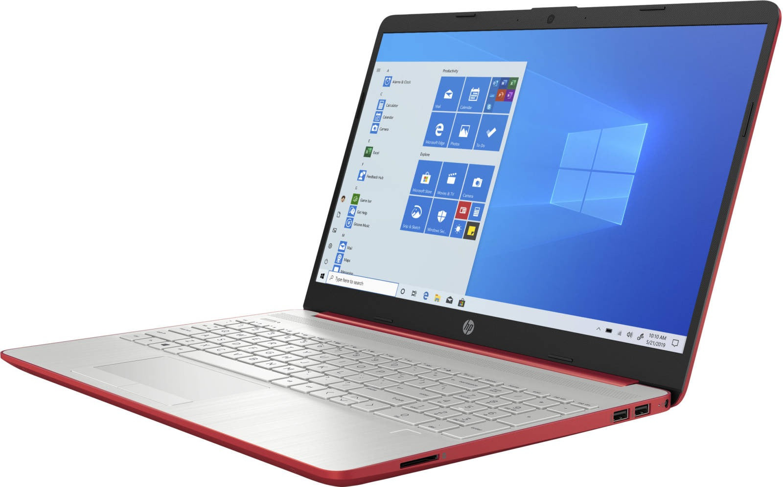 HP Pavilion Laptop, Intel Pentium Silver N5000, 1.1GHz, 4GB RAM, 128GB SSD, Intel UHD Graphics 605, Webcam, Blue Tooth, 15.6" HD (1366X768), Windows 10s, No DVDRW - Scarlet Red | 1A493UA#ABA