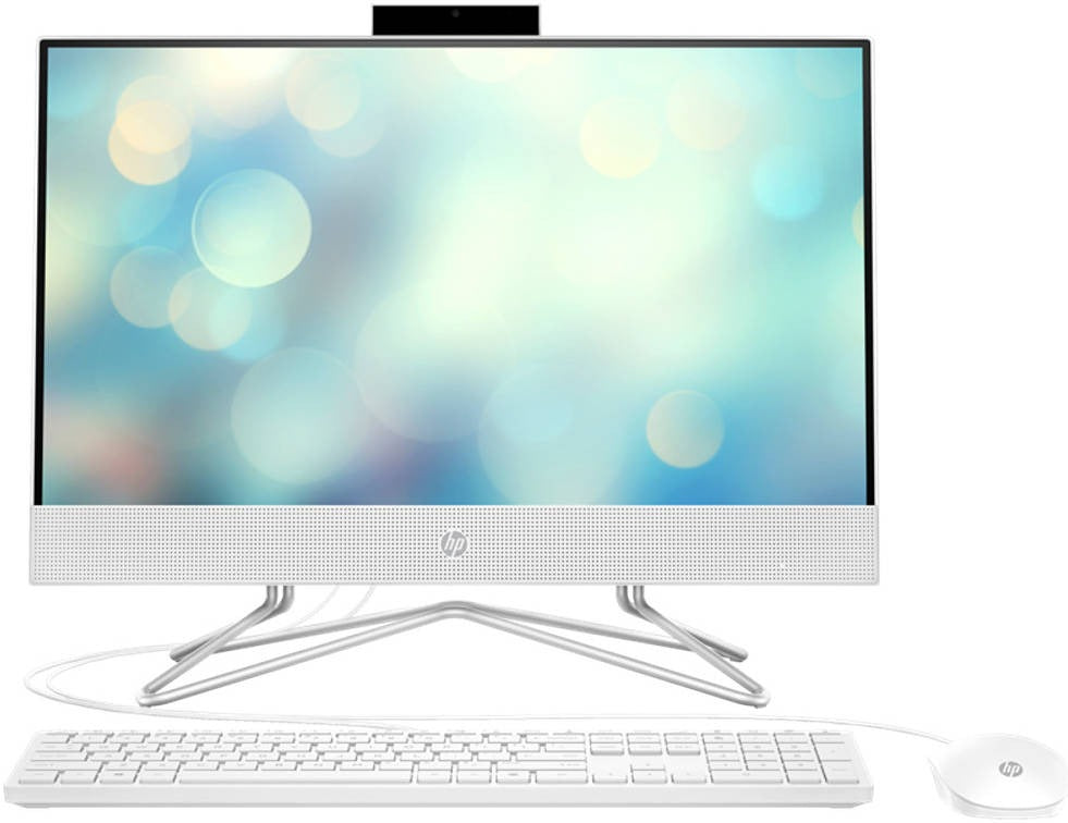 HP Al-In-One PC 27-CB1155NH, 27" FHD Non Touch Display, Intel i7-1255U Processor, 8GB RAM, 512GB SSD, Intel Iris Xᵉ Graphics, Free DOS, Wired Keyboard & Mouse, WHITE | 79Q95EA#BH5