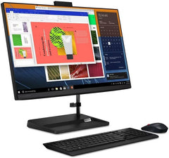 Lenovo IdeaCentre AIO 3 24ITL6 FHD Touch Screen All In One PC, 11th Gen Intel Core i5-1135G7, 8GB RAM, 1TB HDD + 128GB SSD, MX450 2GB, DOS, Wireless KB + Mouse, Black | F0G00095AX