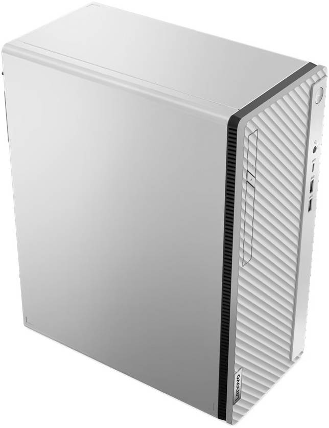 Lenovo IdeaCentre 5 14IAB7 Desktop Computer, Intel Core i7-12700 12C, 8GB DDR4 RAM, 1TB HDD, Integ Intel UHD Graphics 770, 9.0mm DVD±RW, USB Calliope ENG UK KB & Mouse, DOS, Grey | 90T3007FAK