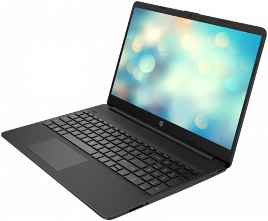 HP 15s-FQ5000nia Laptop, 15.6" Full HD Display 60 Hz, Intel 12th Gen I3-1215U, 4GB RAM, 256GB SSD, Intel UHD Integrated Graphics, SHARED DOS, English Keyboard, JET BLACK, | 6G3G5EA#BH5