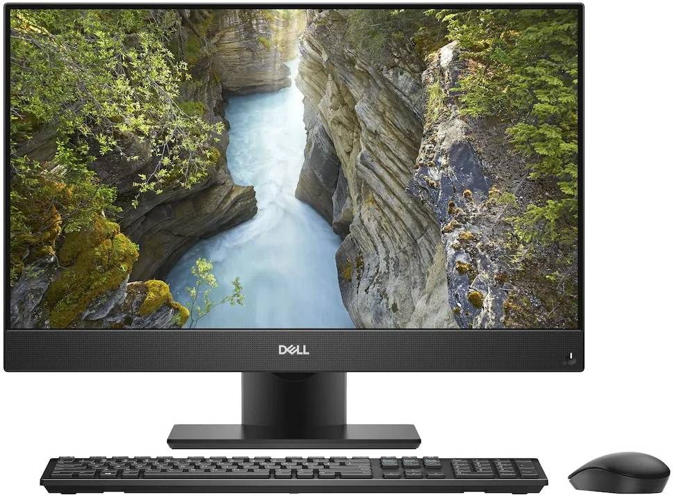 Dell OptiPlex 7400 AIO PC, 23.8" FHD Touchscreen Display, Intel Core i7-12700, 8GB RAM, 512GB SSD, Adjustable Hight, Arabic Wired KB+Optical Mouse, Windows10 Pro Home, Black | OptiPlex 7400