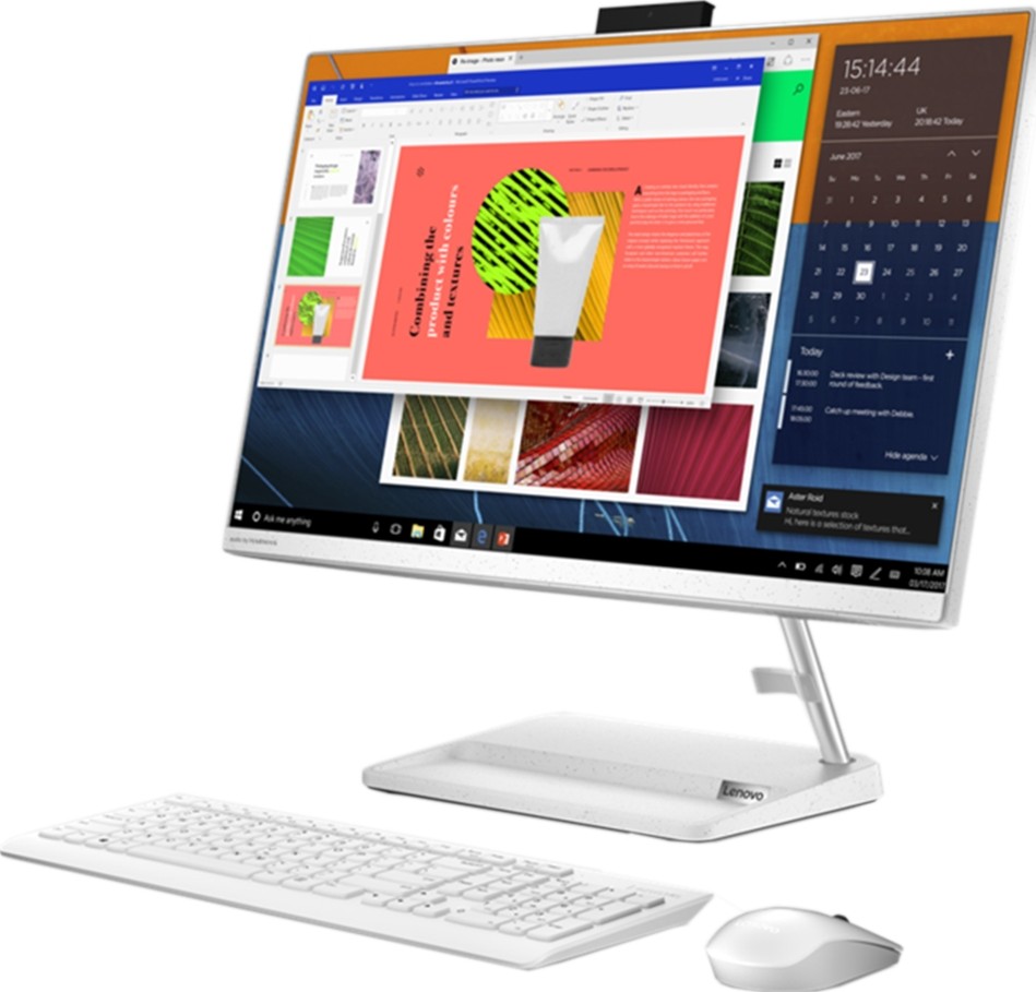 Lenovo IdeaCentre AIO 3 24ITL6 23.8" FHD Non Touch PC, Intel Core i5-1135G7, 2.4Ghz, 8GB RAM, 1TB H.D.D, MX450 2GB Graphics, Wireless Keyboard + Mouse, White, Windows 11 Pro, White | F0G00090AX