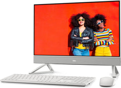 Dell Inspiron 5410 AIO Desktop PC, 23.8" FHD Touch Display, Intel Core i7-1255U, 1TB HDD+256GB SSD, 16GB RAM, NVIDIA GeForce MX 550 2GB Graphics, Wireless KB & Mouse, Win11, White | 5410- INS-1800-AIO