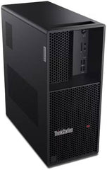 Lenovo ThinkStation P3 Tower Workstation Desktop Computer, Intel Core i7-13700, 16GB RAM, 512GB SSD, Intel UHD Graphics 770, USB ENG-ARAB Traditional K/B & Calliope Mouse, Win11Pro, Black | 30GS000TAX