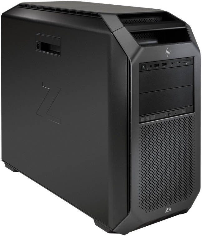 HP Z8 G4 Tower Workstation PC, Intel Xeon Gold 6138 2.00GHz 20-Core Processor, 32GB DDR4 RAM, 1x1TB SATA 3.5", 1x500GB SSD M.2, Enterprise HDD, Linux OS, Black | Z8 G4 4T