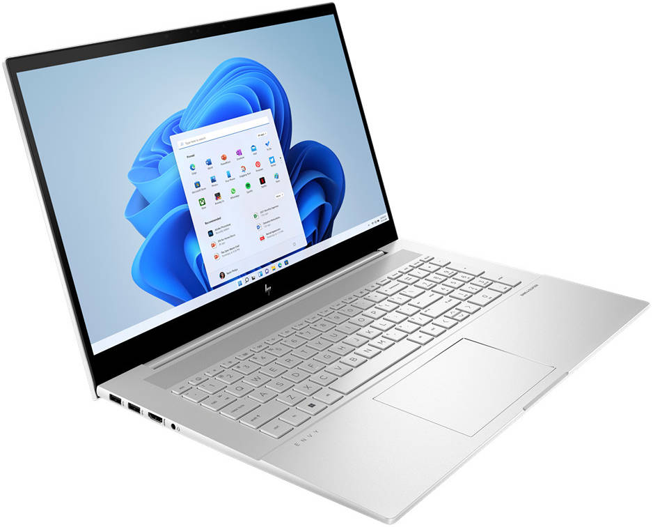 HP Envy 17 755C3AV-2 Laptop, 17.3" FHD IPS Display, Intel Core i7-1355U CPU, 16 GB RAM, 1 TB SSD, Nvidia RTX 3050 4 GB GPU, English Backlit Keyboard, Windows 11, Silver | 755C3AV-2