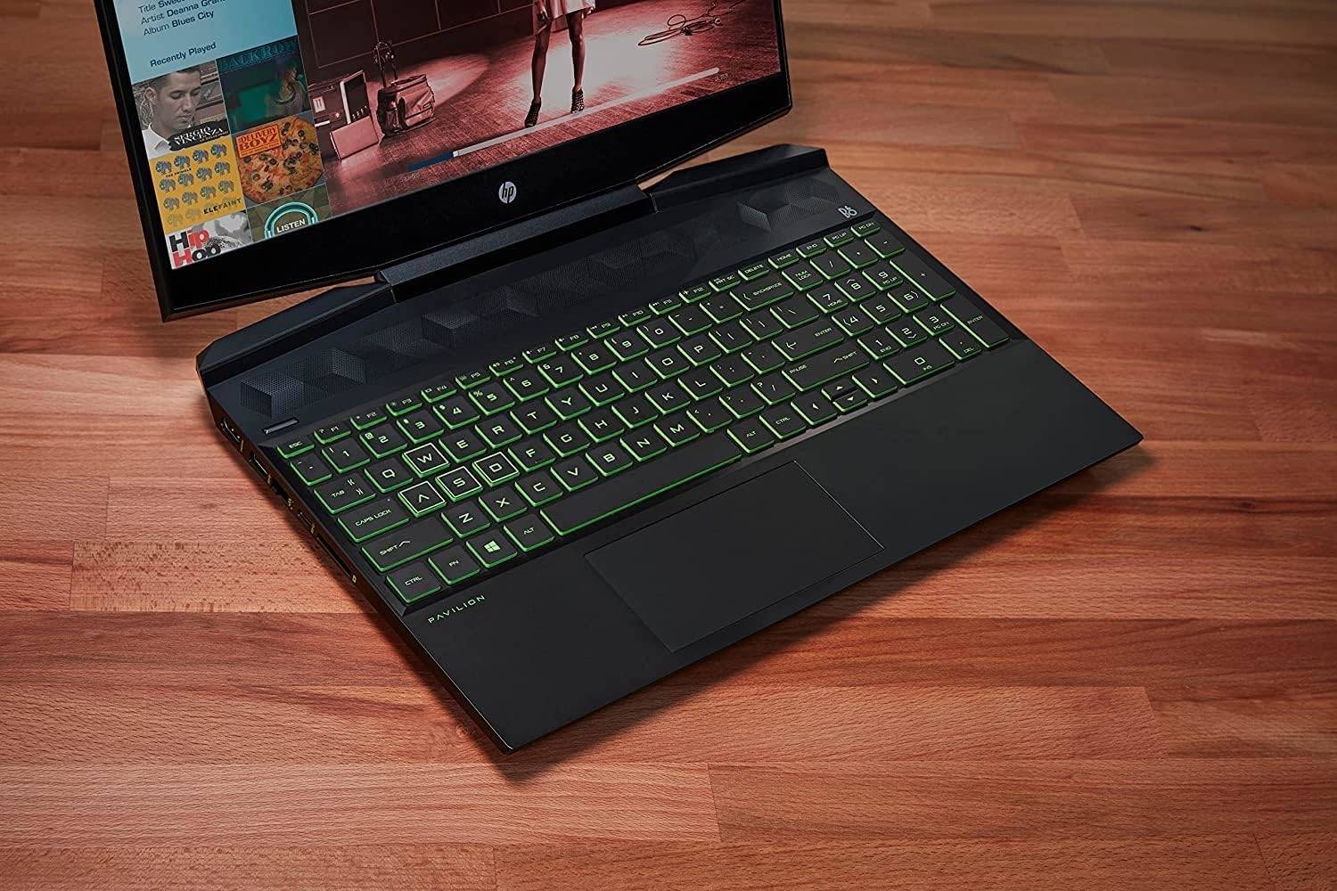 HP Pavilion Gaming 15-DK2044nia Intel Core i7 11370H, 16GB RAM DDR4, 256GB SSD + 1TB HDD, NVIDIA 4GB Graphic Card, 15.6" FHD Display, FreeDOS (No Windows) - Acid Green