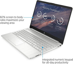 HP Pavilion Laptop (2022 Model), 15.6" HD Display, AMD Ryzen 7 5700U (Beats i7-11370H), 32GB RAM, 1TB PCIe SSD, Wi-Fi 6, USB-C, Long Battery Life, Windows 11, Natural Silver