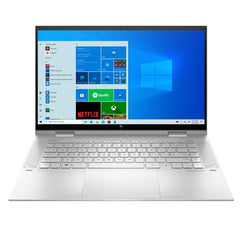 HP Envy x360 341T3UA 2-in-1 15.6" Touch-Screen Laptop, Intel Core i7 1165G7, 16GB RAM, 512GB SSD + 32GB Optane, Intel Iris Graphics, Windows 10 Home, Silver | 15M-ES0023DX