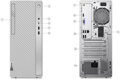 Lenovo IdeaCentre 5 14IAB7 Desktop, Intel Core i5-12400, 16GB DDR4 RAM, 1TB SSD, Integrated Intel UHD Graphics 730, English (UK) USB KB & Mouse, Win 11 Pro, Grey | 90T3007EAK