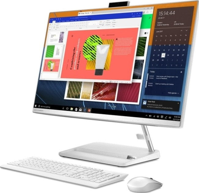 Lenovo Ideacentre AIO 3 27" All-in-One IPS Display, Intel Core i5-1135G7 2.4 GHz, 8 GB RAM, 1 TB HDD, DVD RW, Wireless Keyboard and Mouse, DOS, Black | F0FW0053AX