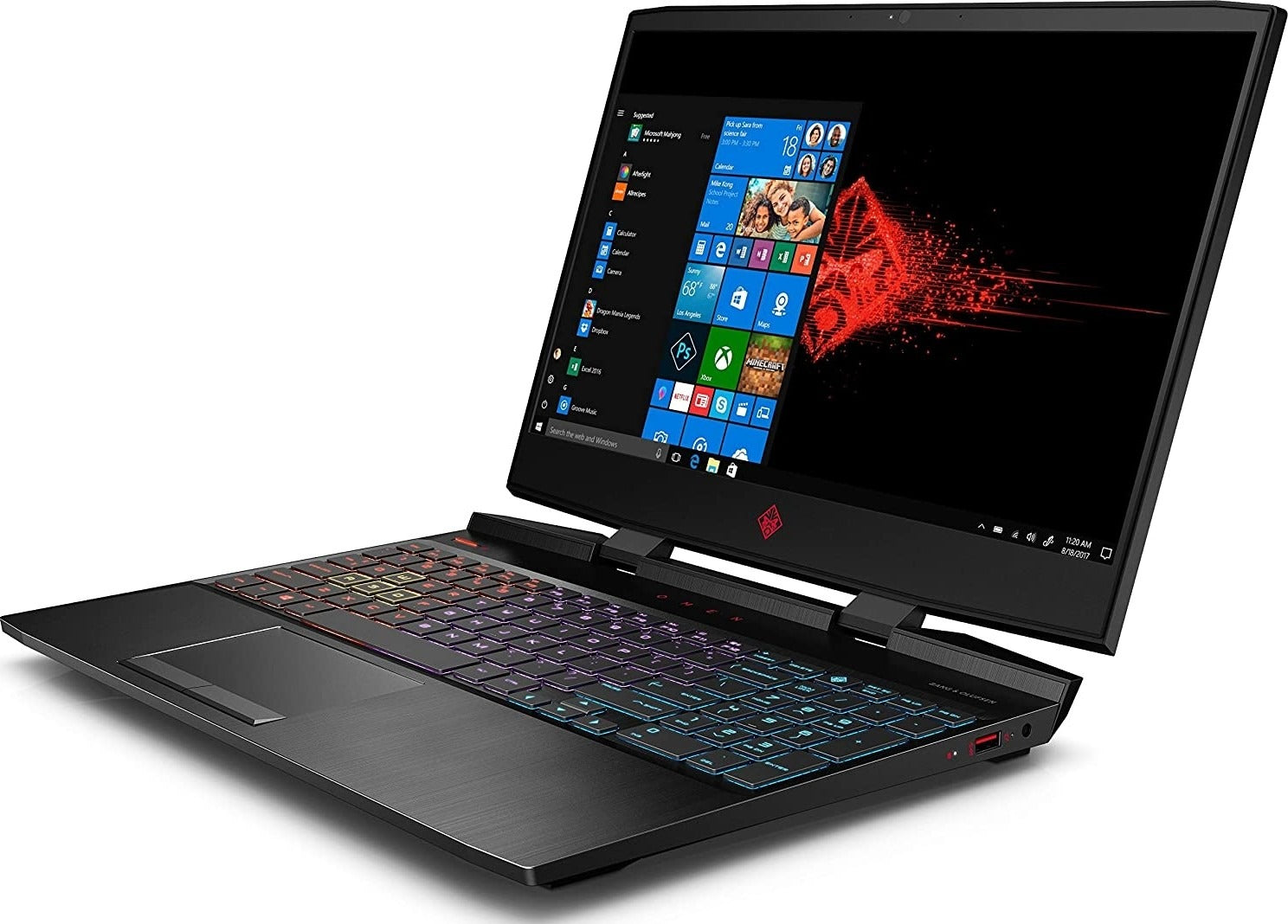 HP Omen Gaming Laptop Intel Core i7 8750H 1TB HD+256GB SSD NVIDIA GTX 1060 6GB, English Keyboard | 6CM24AV-1