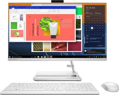 Lenovo Ideacentre AIO 3 27" All-in-One IPS Display, Intel Core i7-1165G7 2.8 Ghz, 16GB RAM, 1TB HDD, DVD RW, Wireless Keyboard and Mouse, Non Touch, White, DOS | F0FW005AAX