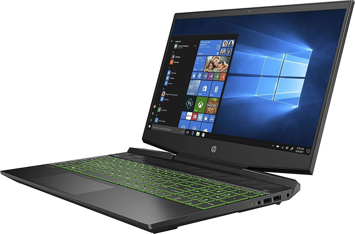 HP Pavilion Gaming 15-DK2044nia Intel Core i7 11370H, 16GB RAM DDR4, 256GB SSD + 1TB HDD, NVIDIA 4GB Graphic Card, 15.6" FHD Display, FreeDOS (No Windows) - Acid Green