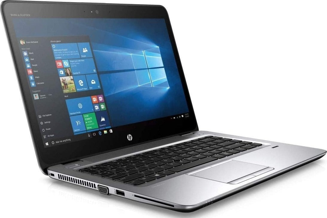 Renewed - HP EliteBook 840 G3 Business Laptop, Intel Core i5-6300U Generation CPU, 16GB RAM, 256GB SSD Hard, 14-inch Touchscreen Display, Windows 10 Pro - Silver | 840 G3