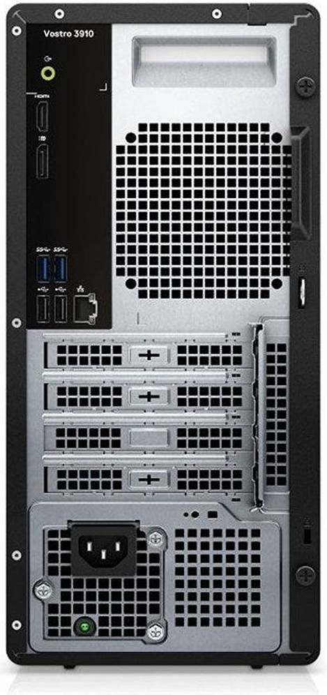 Dell Vostro 3910 Tower Computer, Intel Core i7-12700 12 Cores Processor, 8GB RAM, 1TB HDD, Wired Keyboard English (UK) Black, Free DOS, Black | AAXDEL1139D701