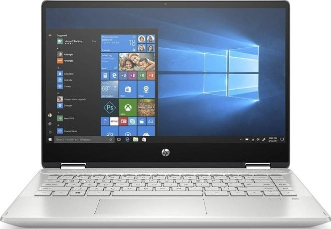 HP PAVILION X360, 14.0 inch FHD TOUCH-FLIP, Core i5 -10210U 1.6 GHZ, 8GB RAM, 512GB SSD, 2GB NVIDIA Graphics, Fingerprint, Windows 10 Home, Eng-Arab KB - Silver | DH1026NE-2R458EA