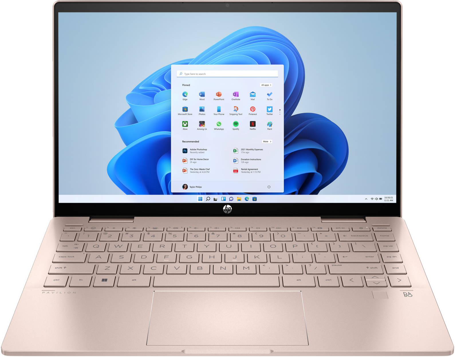 HP Pavilion x360 2-in-1 Laptop, 14" Diagonal FHD Touch IPS Display, Intel Core i7-1355U, 16GB RAM, 1 TB SSD, Intel Iris Xe Graphics, MPP2.0 Tilt Pen, Windows 11, Pale Rose Gold | 742J3AV_2