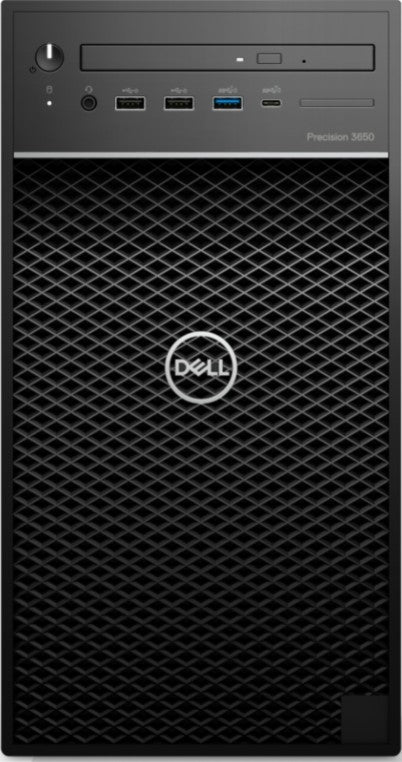 Dell Precision T3650 Tower Workstation, Intel Core i7-11700K, 16GB RAM, 256GB SSD + 1TB 3.5" HDD, NVIDIA Quadro P2000 5GB, Wired ARB KB & Optical Mouse, Win 10, Black | PCS-T3650-DT-ARB2