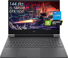 HP Victus Gaming Laptop, 15.6" FHD 144Hz Display, Intel Core i5-12450H, 16GB RAM, 1TB SSD, NVIDIA GeForce GTX 1650, Backlit Keyboard, Windows 11, Black | 0V-CMAQ-E6CA