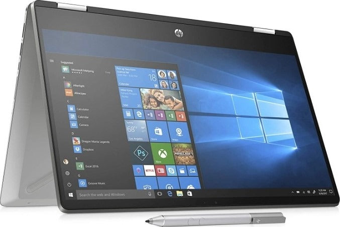 HP PAVILION X360, 14.0 inch FHD TOUCH-FLIP, Core i5 -10210U 1.6 GHZ, 8GB RAM, 512GB SSD, 2GB NVIDIA Graphics, Fingerprint, Windows 10 Home, Eng-Arab KB - Silver | DH1026NE-2R458EA