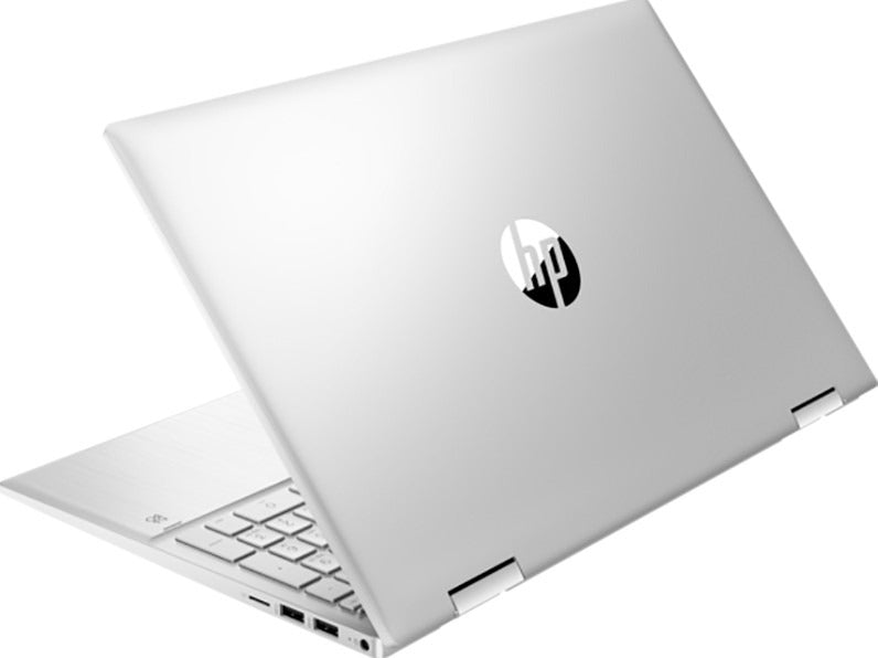 HP Pavilion x360 Convertible 15t 15.6" HD Laptop, Intel Core i7-1165G7 Processor, 16 GB DDR4-32 SDRAM, 512GB PCIe SSD, Intel Iris Xe, Windows 10, Silver | 24D80AV-1