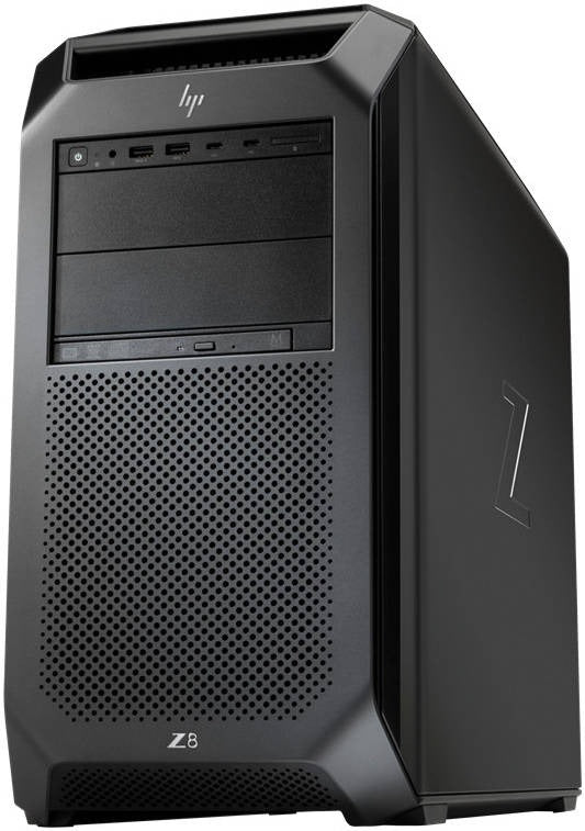 HP Z8 G4 Tower Workstation PC, Intel Xeon Gold 6138 2.00GHz 20-Core Processor, 32GB DDR4 RAM, 1x1TB SATA 3.5", 1x500GB SSD M.2, Enterprise HDD, Linux OS, Black | Z8 G4 4T