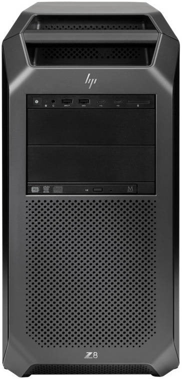 HP Z8 G4 Tower Workstation PC, Intel Xeon Silver 4214R 2.4 GHz, 32 GB DDR4 RAM, 512GB SSD + 1TB SATA HDD, Nvidia Quadro RTX A4000 16GB DDR6, HP USB Slim K/B + HP USB Mouse, Linux, Black | Z8 G4