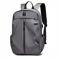 Lightweight Solid Color Double Shoulder Backpack – Men's Fashion Laptop Backpack for Sports, Travel, Commuting & Students