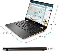 HP Spectre 14T-EA000 X360 13.5" WUXGA Touchscreen Laptop, Intel Core i7-1165G7 2.80GHz, 16GB RAM, 1TB SSD, Intel Iris Xe Graphics, ENG keyboard, Wifi, Win10 Pro, Stylus Pen, Black | 1Q874AV