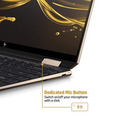 HP New Spectre X360 13-aw0205tu 13.3-inch Laptop (10th Gen i7-1065G7/16GB/512GB SSD/Windows 10 Pro/Intel Iris Plus Graphics), Night Fall Black | HP Spectre 13 x360