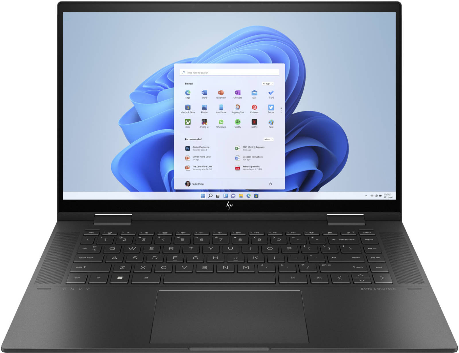 HP ENVY x360 2-in-1 Laptop, 15.6" FHD IPS Display, Intel Core i7-1255U, 16GB RAM, 1 TB SSD, NVIDIA GeForce RTX 2050 4GB, Backlit ENG K/B, MPP2.0 Tilt Pen, Win 11, Nightfall Black | 549V9AV-2