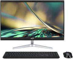 Acer Aspire C24-1750 AIO Desktop Computer, 23.8" FHD LCD Display, Intel Core i5-1240P CPU, 8GB RAM, 512GB SSD, Intel Iris Xe Grapihcs, ENG - ARAB K/B, Win11, Black / Silver | DQ.BJ3EM.002