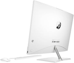 HP Pavilion AIO Desktop Computer, 27" Touchscreen FHD Display, Intel Core i7-13700T, 16GB RAM, 2TB SSD, NVIDIA RTX 3050 4GB, HP Keyboard & Mouse, Win 11, Snowflake White | 6L7D9AV-1