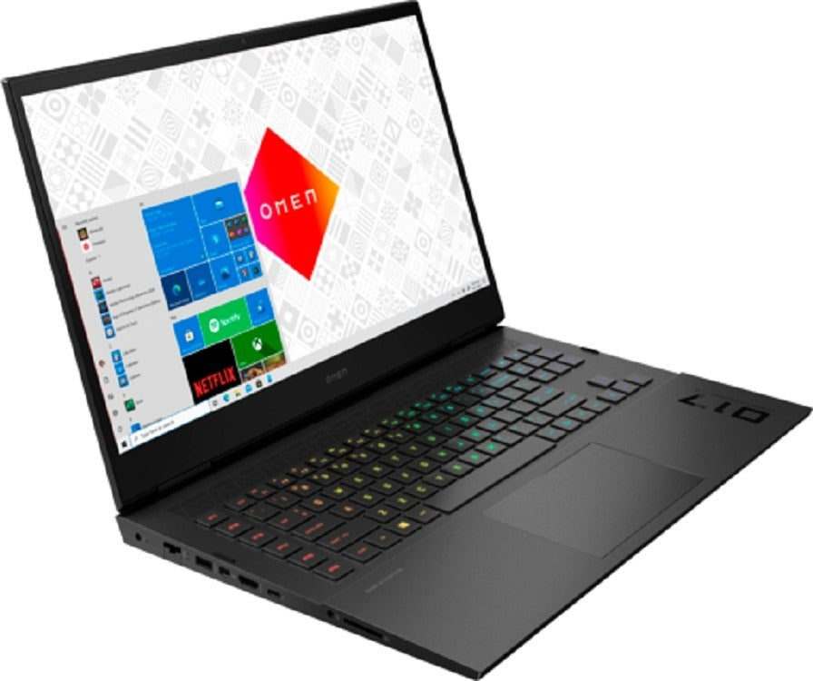 HP Omen 17T-CK000 17'' FHD 144Hz Gaming Laptop, 11th Gen Intel Core i7-11800H 2.3 Ghz, 16GB RAM, 1TB SSD, Nvidia GeForce RTX 3070 8GB Graphics, Windows 10, Black | 2Y4B1AV-8