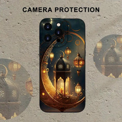 Elegant Crescent Moon Ramadan Phone Case – iPhone 16, 15, 14, 13, 12, 11, XS, XR, X, 7, 8 Plus, Pro Max & Mini