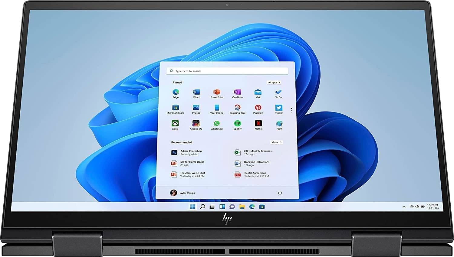 2022 Newest HP Envy x360 2-in-1 15.6'' Touch-Screen Laptop - AMD Ryzen 5 5625U, 16GB RAM, 512GB SSD, Windows 11, 3in1 Accessories Black