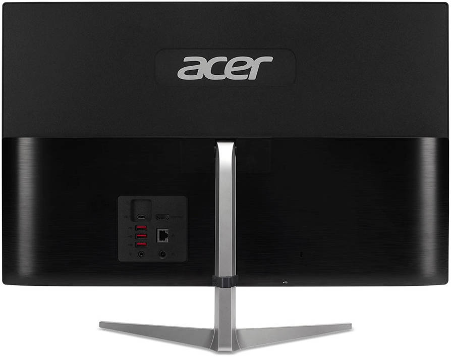 Acer Aspire C24-1750 AIO Desktop Computer, 23.8" FHD LCD Display, Intel Core i5-1240P CPU, 8GB RAM, 512GB SSD, Intel Iris Xe Grapihcs, ENG - ARAB K/B, Win11, Black / Silver | DQ.BJ3EM.002