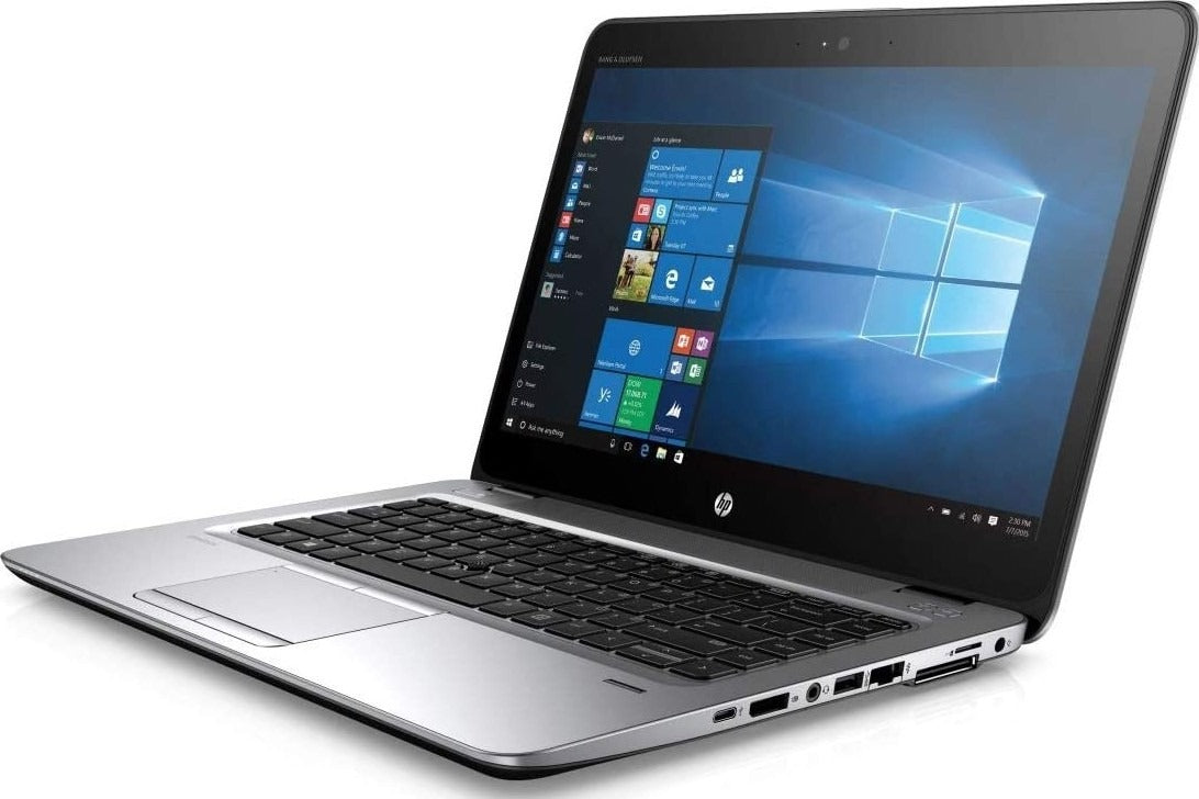 Renewed - HP EliteBook 840 G3 Business Laptop, Intel Core i5-6300U Generation CPU, 16GB RAM, 256GB SSD Hard, 14-inch Touchscreen Display, Windows 10 Pro - Silver | 840 G3