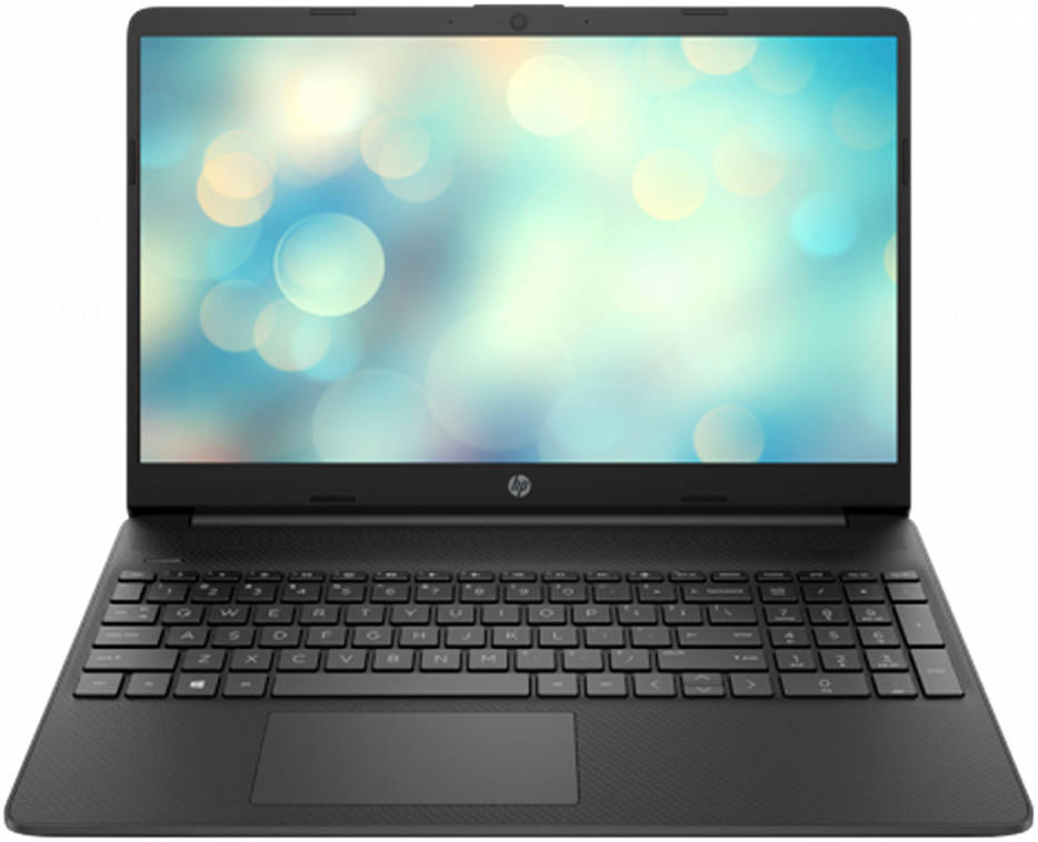 HP 15s-FQ5000nia Laptop, 15.6" Full HD Display 60 Hz, Intel 12th Gen I3-1215U, 4GB RAM, 256GB SSD, Intel UHD Integrated Graphics, SHARED DOS, English Keyboard, JET BLACK, | 6G3G5EA#BH5