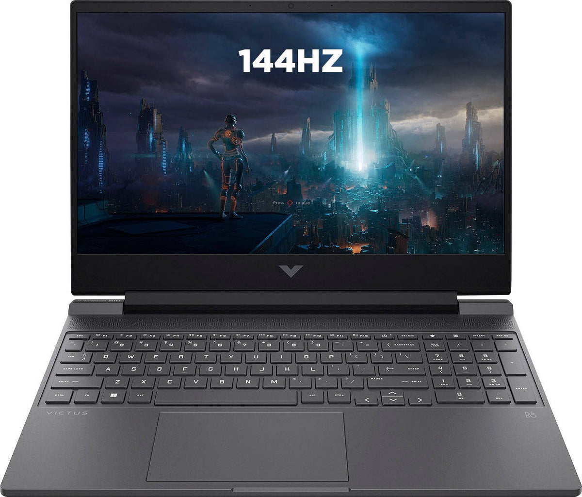 HP Victus 15.6" Gaming Laptop, Diagonal FHD 1920 x 1080 144Hz Display, Intel Core i5-12450H, 8GB RAM, 512GB SSD, NVIDIA GeForce GTX 1650, Backlit Keyboard, Win 11, Mica Silver | 68U87UA#ABA