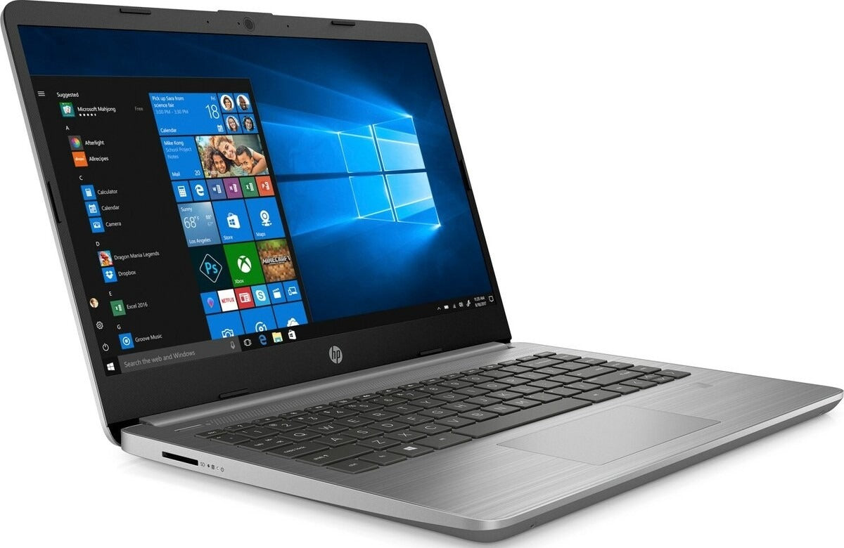 HP 340s G7 Notebook i7-1065G7 8GB Ram DDR4, 512GB SSD, Intel Iris Plus Graphics 14″ FHD UWVA, DOS, 3.0 Fingerprint Reader - Ash Silver | 2D194EA