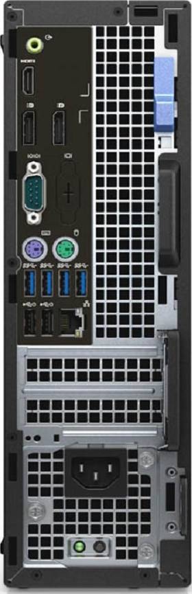 Used - Dell Optiplex 7050 SFF Desktop Computer, 7th Gen Intel Core i5 Processor, 8GB RAM, 256GB SSD, Windows 10 Pro, Black | Optiplex 7050