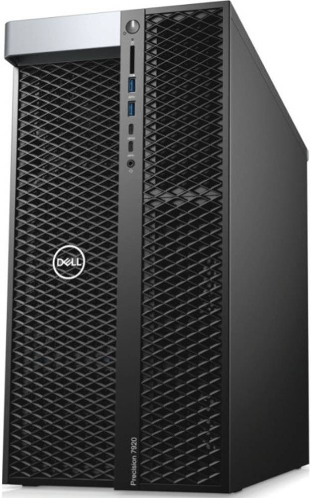 Dell Precision 7920 Tower Workstation, Intel Xeon Silver 4210R 2.4GHz Processor, 32GB 3200MHz 2933MHz RAM, 1TB SSD + 2TB 3.5'' HDD, Quadro RTX4000 8GB, Windows Server 2019 16C, 8x DVD, Black |