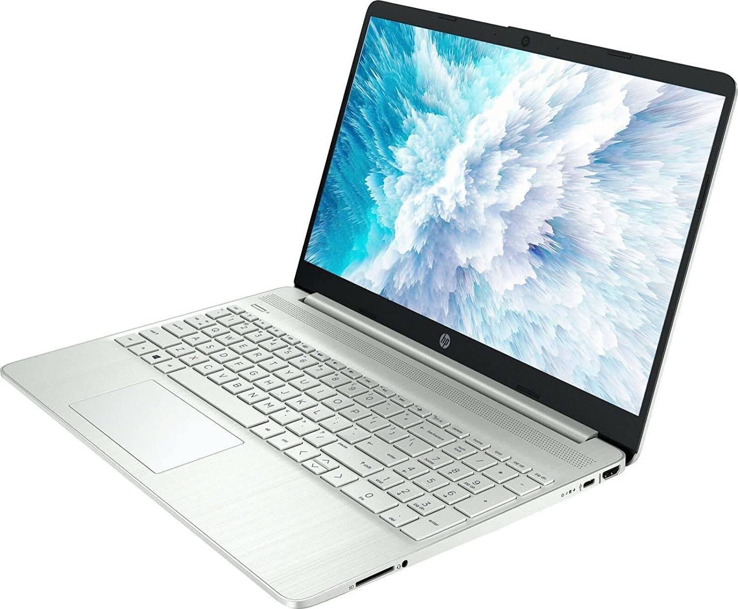 HP 15.6" Laptop, Intel Core i7-1165G7, FHD (1920 x 1080) IPS Touch Display, Intel Iris XGraphics, 9hr Battery Life, Silver, HD Webcam, USB-C, Windows 11, w/HDMI Cable (16GB RAM | 512GB PCIe SSD)